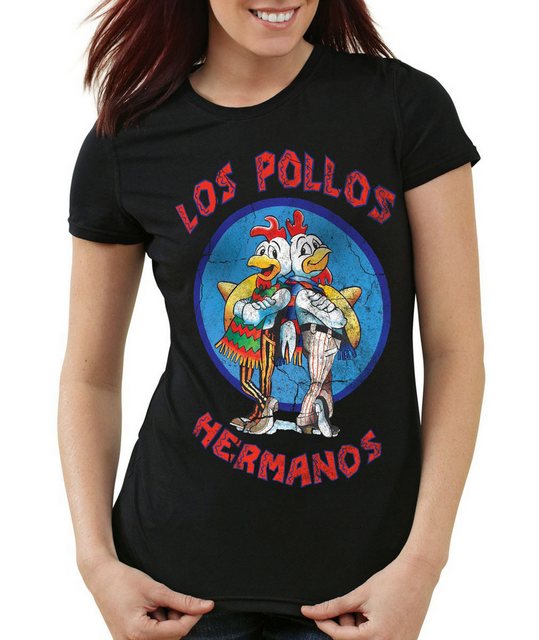 style3 T-Shirt Los Pollos breaking hermanos heisenberg walter bad white chi günstig online kaufen