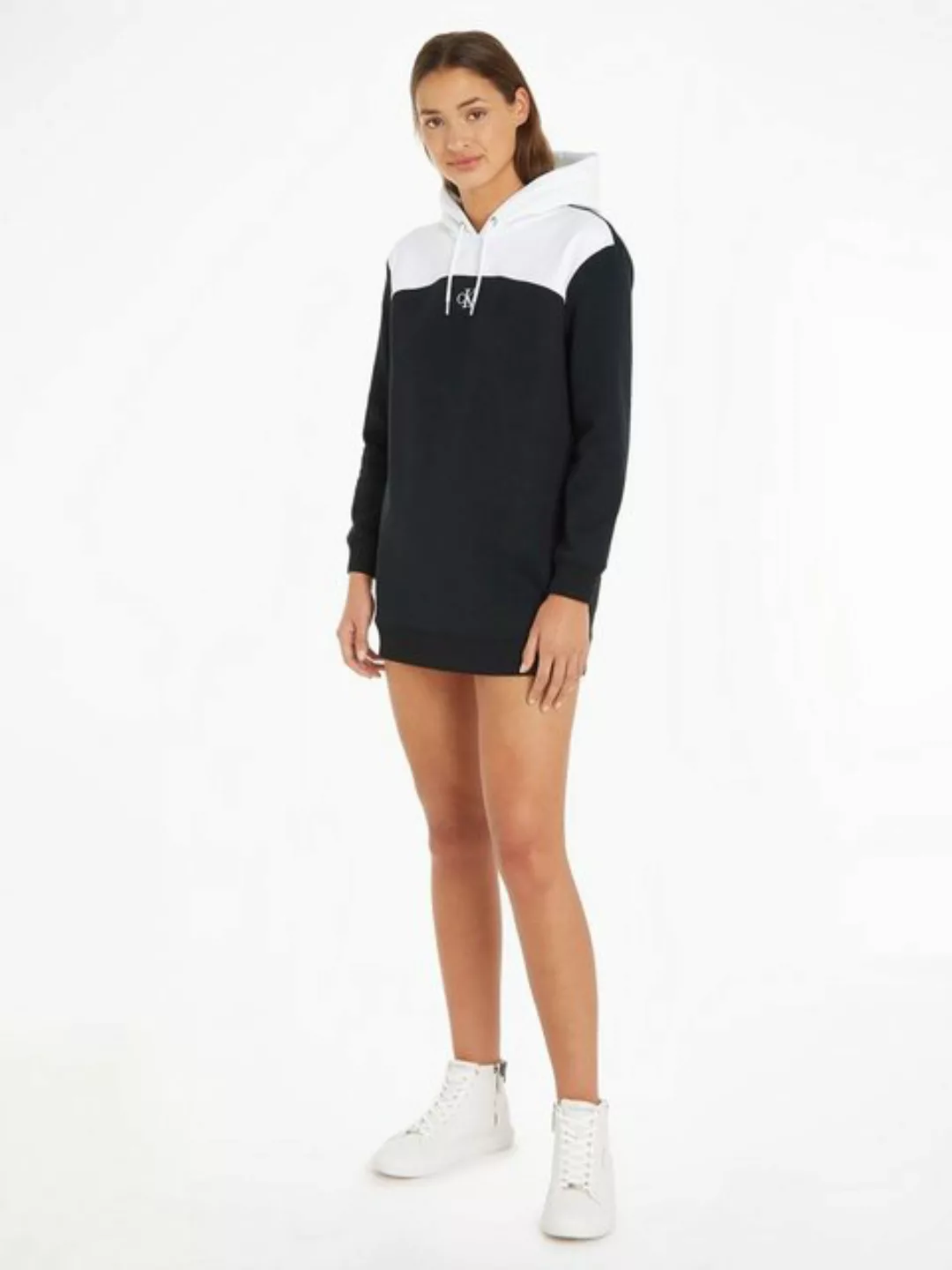 Calvin Klein Jeans Sweatkleid COLOR BLOCK HOODIE DRESS günstig online kaufen