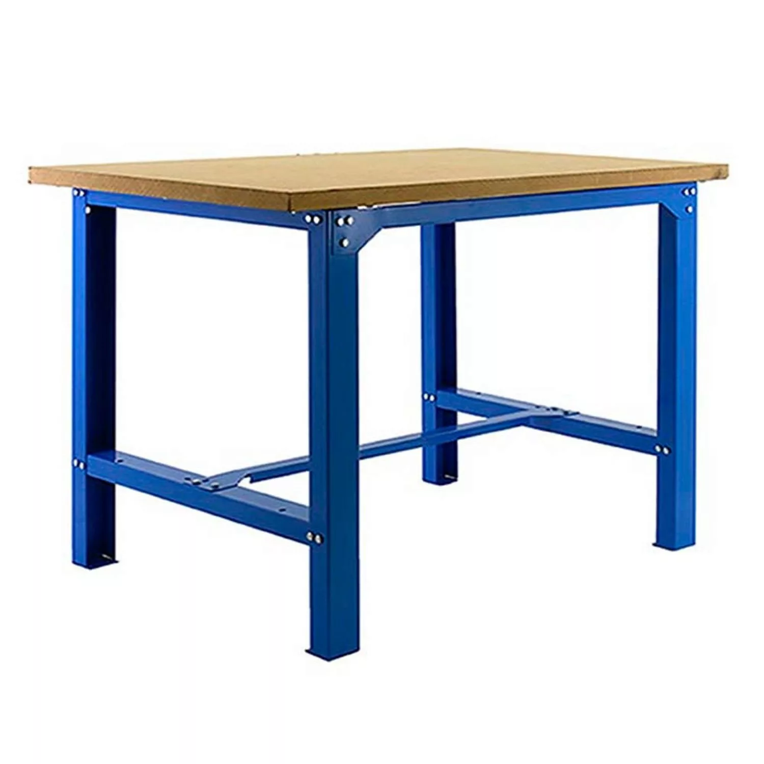 PROREGAL Werkbank Buffalo Wood HxBxT 87 x 120 x 75 cm Traglast 600 kg Blau günstig online kaufen