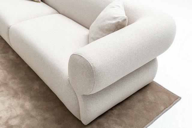 JVmoebel 3-Sitzer Beige Sofa 3 Sitzer big 250cm Sofas Couch Luxus Möbel Neu günstig online kaufen