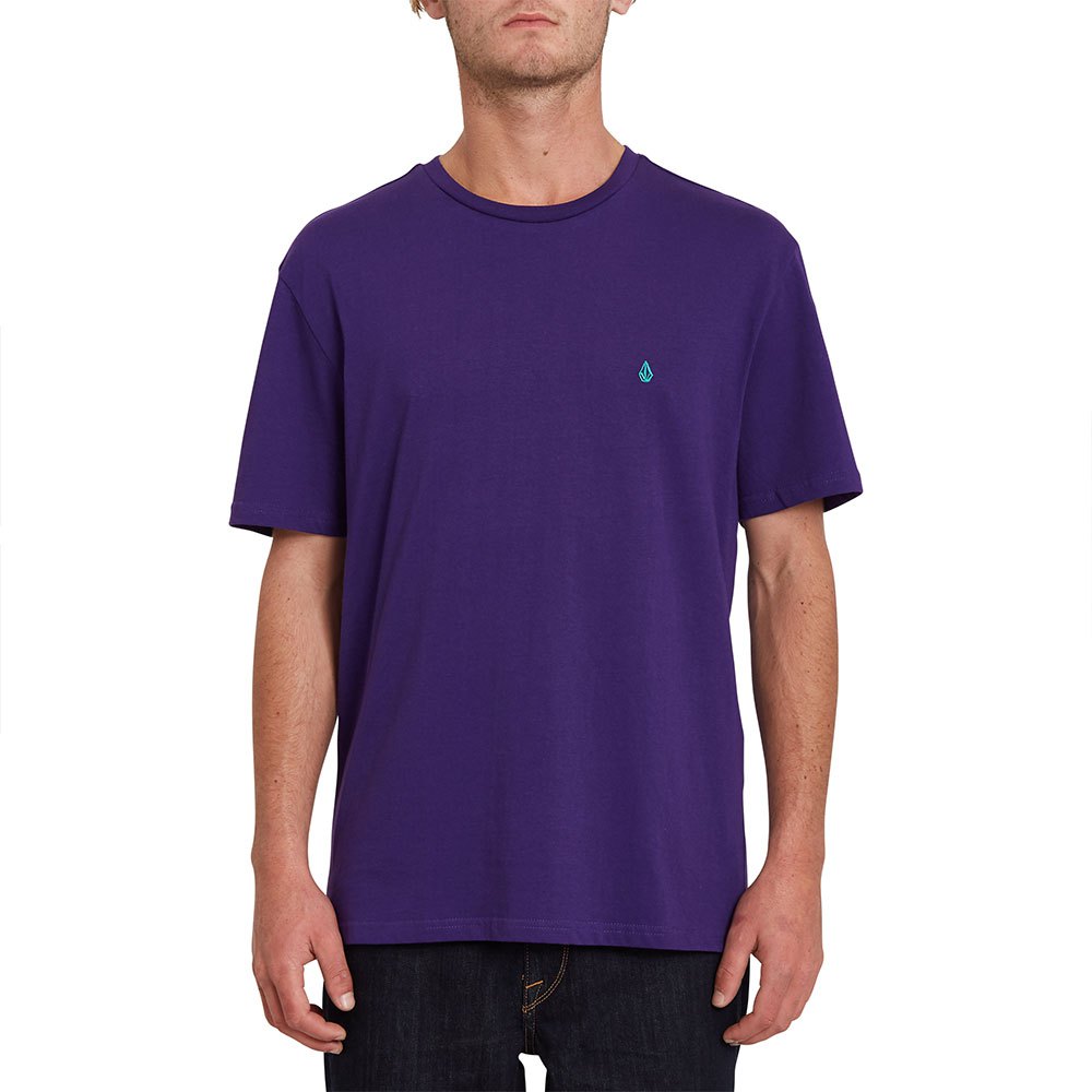 Volcom Stone Blanks Basic Kurzärmeliges T-shirt L Violet Indigo günstig online kaufen