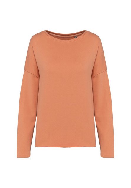 Novux Sweater Loose Fit French Terry Damen Sweatshirt farbe apricot (1-tlg) günstig online kaufen