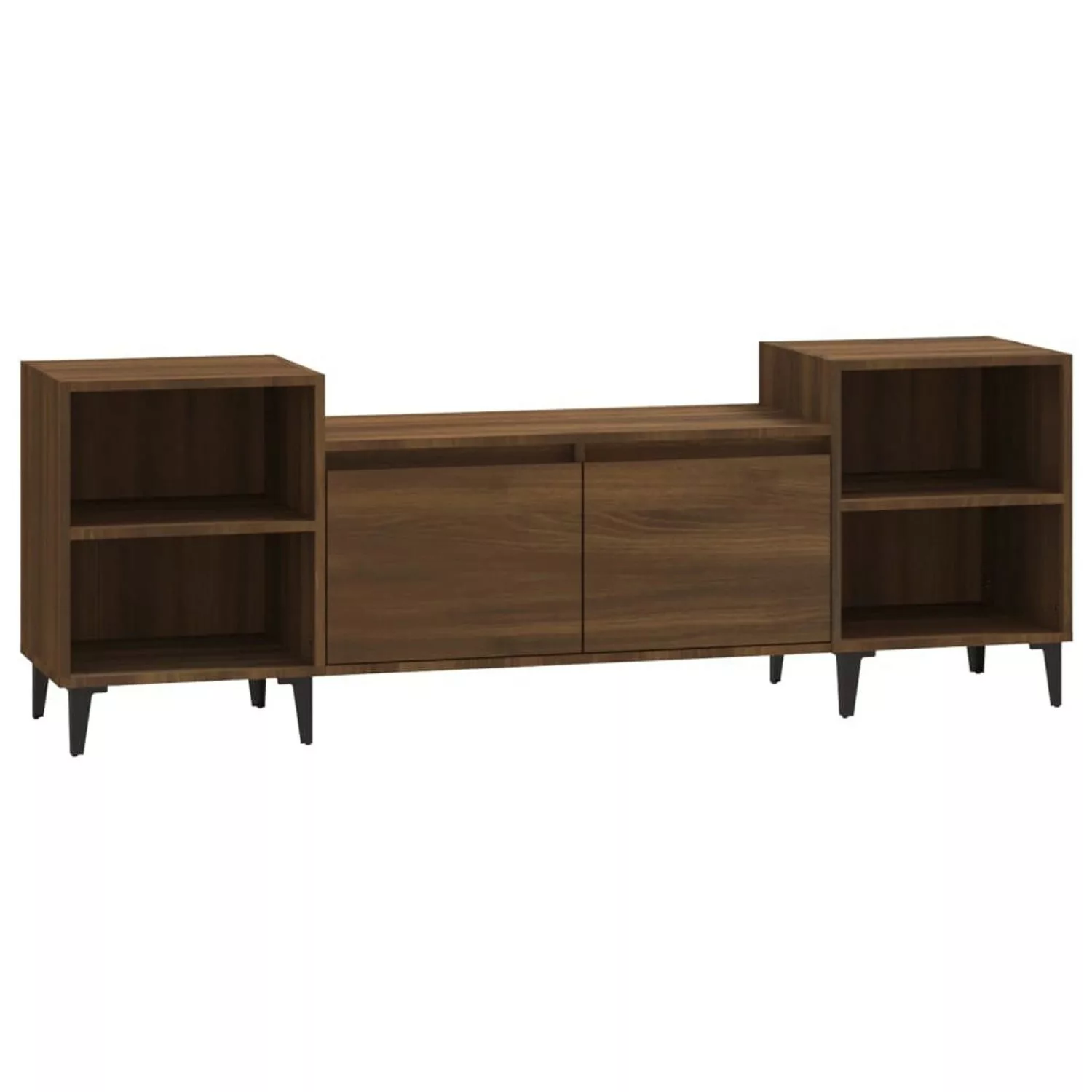 Vidaxl Tv-schrank Braun Eichen-optik 160x35x55 Cm Holzwerkstoff günstig online kaufen