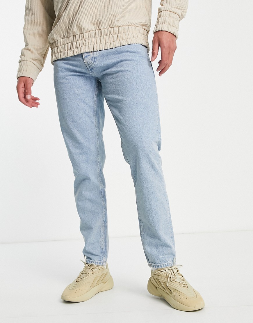 Pull&Bear – Baggy-Jeans im 90er-Stil in Blau günstig online kaufen