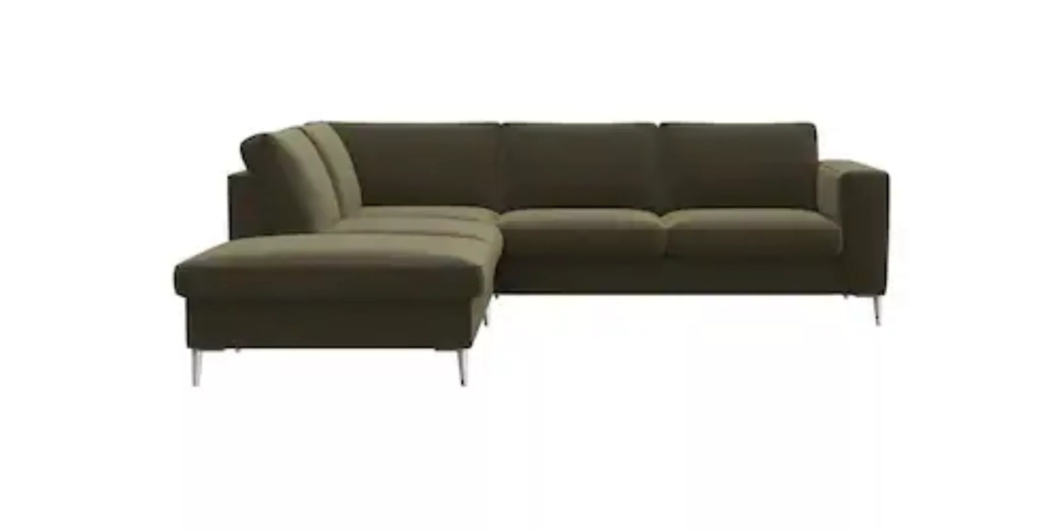 FLEXLUX Ecksofa "Fiore, super Sitzkomfort durch Kaltschaum im Sitz, L-Form" günstig online kaufen