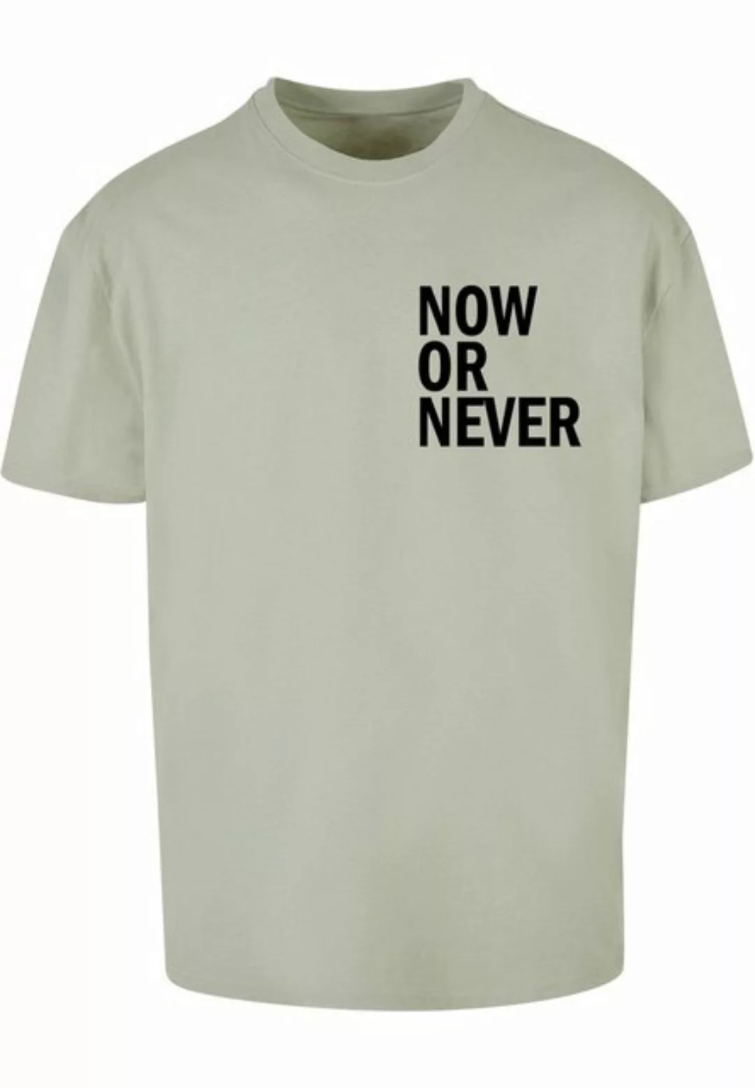 Merchcode T-Shirt Merchcode Herren Now Or Never Heavy Oversize Tee (1-tlg) günstig online kaufen
