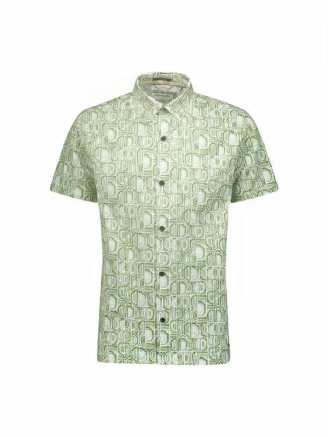 NO EXCESS Kurzarmhemd - Hemd mit Allover-Muster - Shirt Short Sleeve Jersey günstig online kaufen