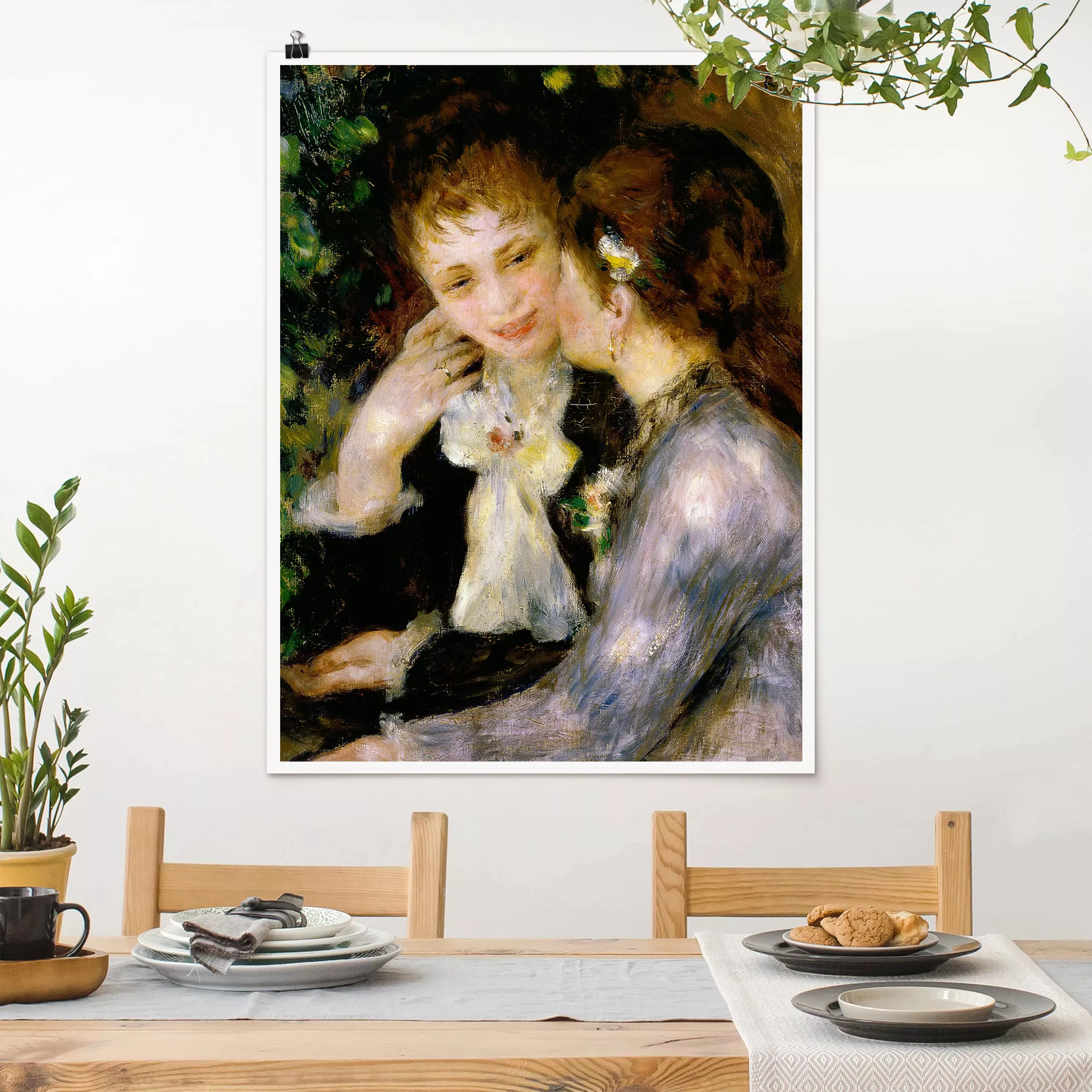 Poster - Hochformat Auguste Renoir - Bekenntnisse günstig online kaufen