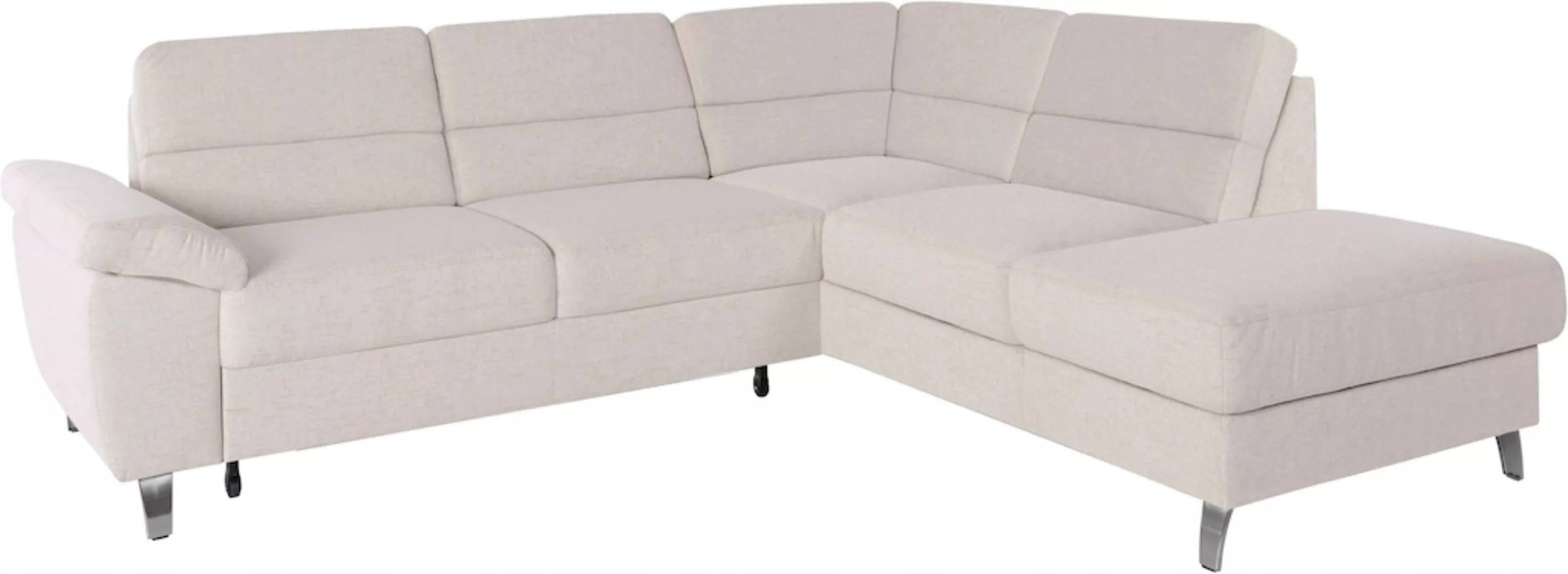 sit&more Ecksofa "Sorano L-Form", wahlweise mit Bettfunktion und Bettkasten günstig online kaufen