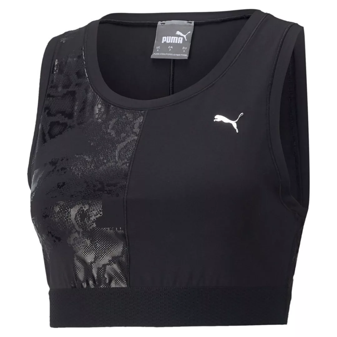 Puma Untamed Cropped Ärmelloses T-shirt XS Puma Black / Print günstig online kaufen
