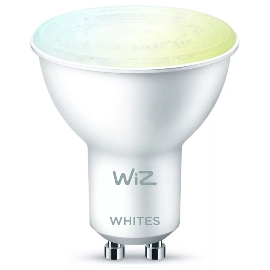 WiZ LED Smart Leuchtmittel in Weiß GU10 4,7W 400lm 2700-6500K 2er-Pack günstig online kaufen