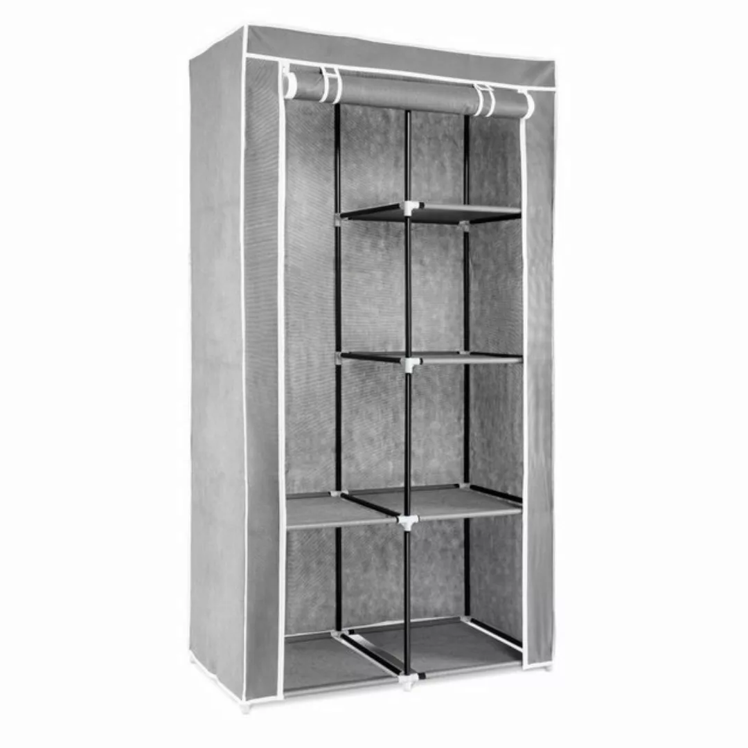 Navaris Stoffschrank Stoff Kleiderschrank - 88x170x45cm - faltbar aus Vlies günstig online kaufen