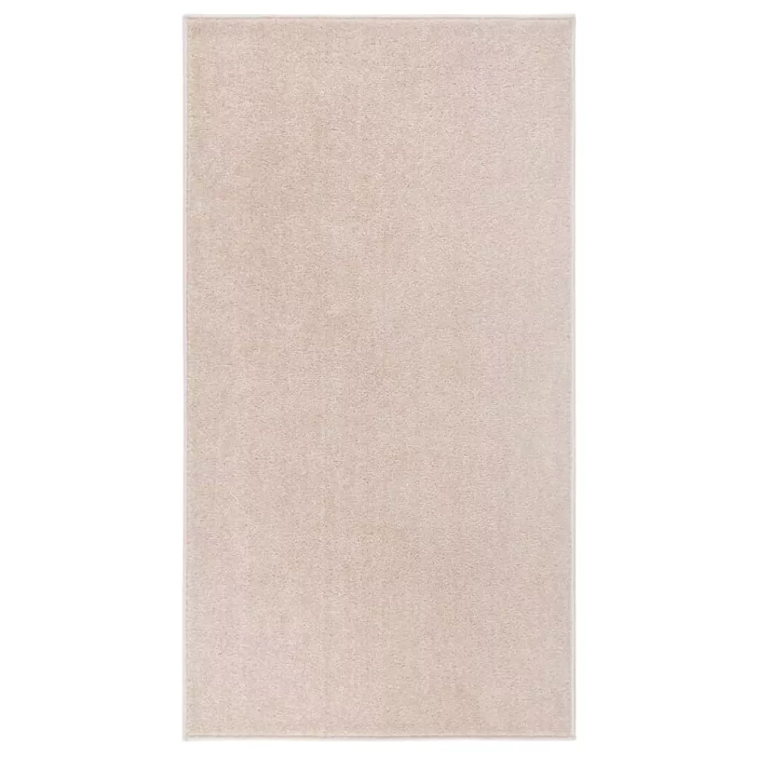 Vidaxl Teppich Kurzflor 80x150 Cm Dunkelbeige günstig online kaufen