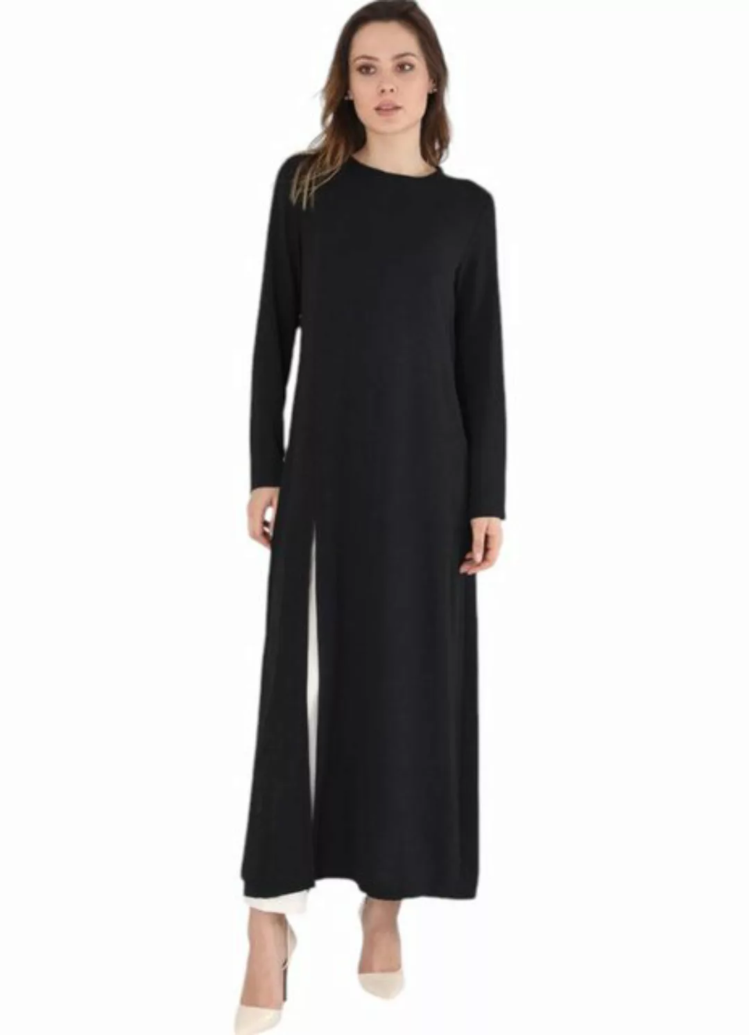 fashionshowcase Longtunika Damen Tunikakleid - Luftige Maxi-Tunika aus Aero günstig online kaufen