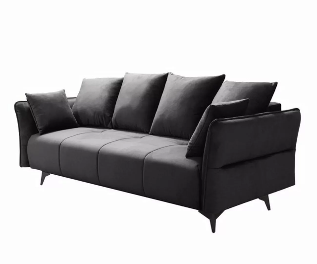 Furnix 3-Sitzer KAIROSS Polstersofa Couch mit Schlaffunktion Kissen Bettkas günstig online kaufen