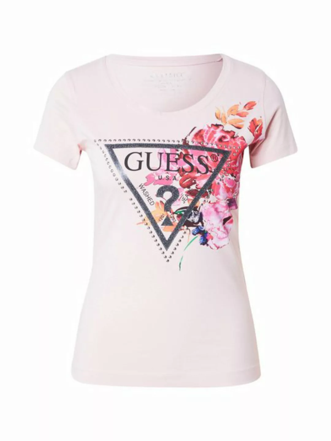 Guess T-Shirt PEONY (1-tlg) Ziersteine günstig online kaufen