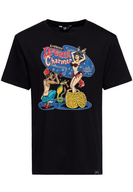 KingKerosin Print-Shirt Dream Charmer (1-tlg) mit retro Comic-Print günstig online kaufen