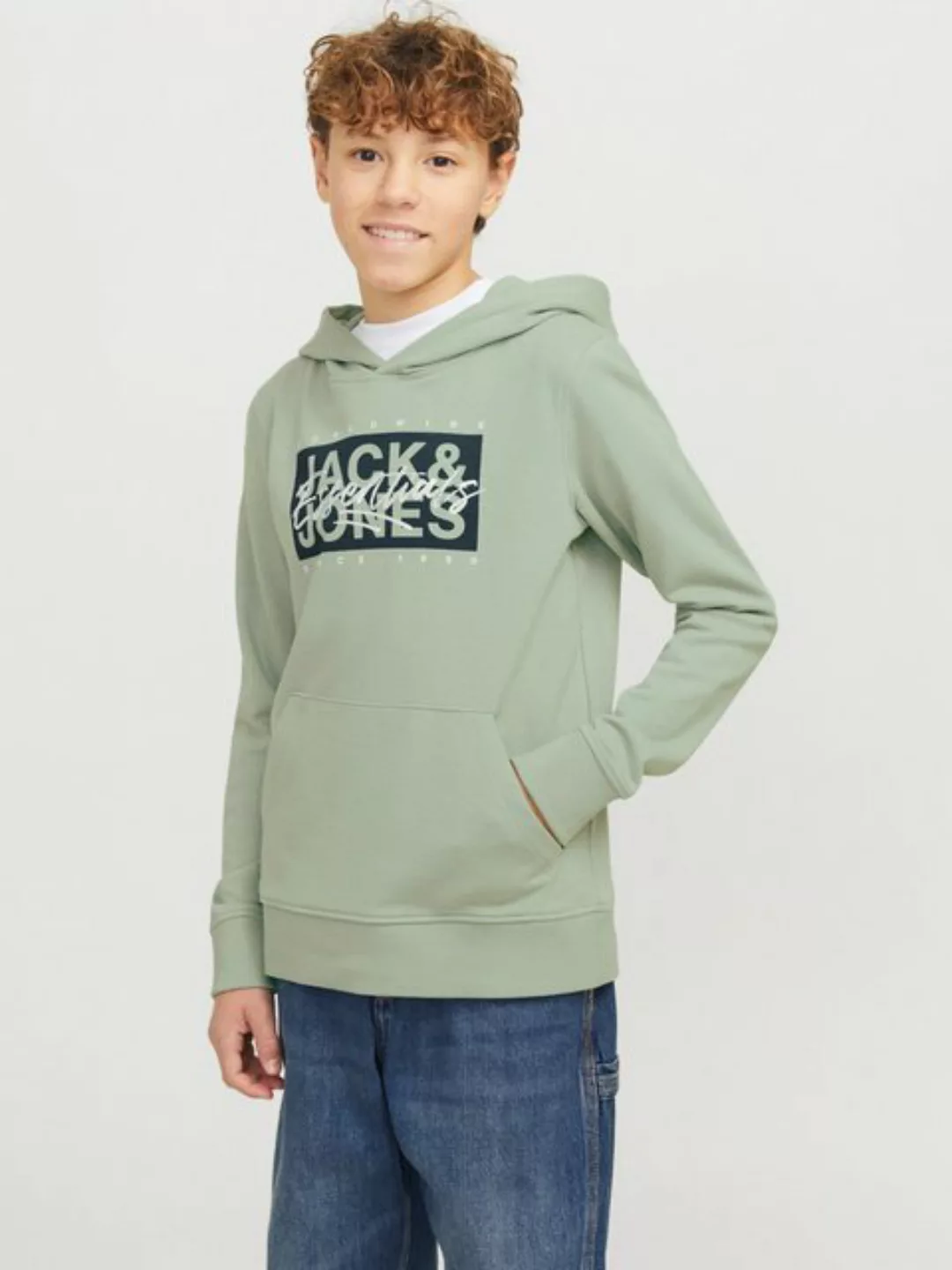 Jack & Jones Junior Kapuzensweatshirt JJCOLTON SWEAT HOOD JNR günstig online kaufen