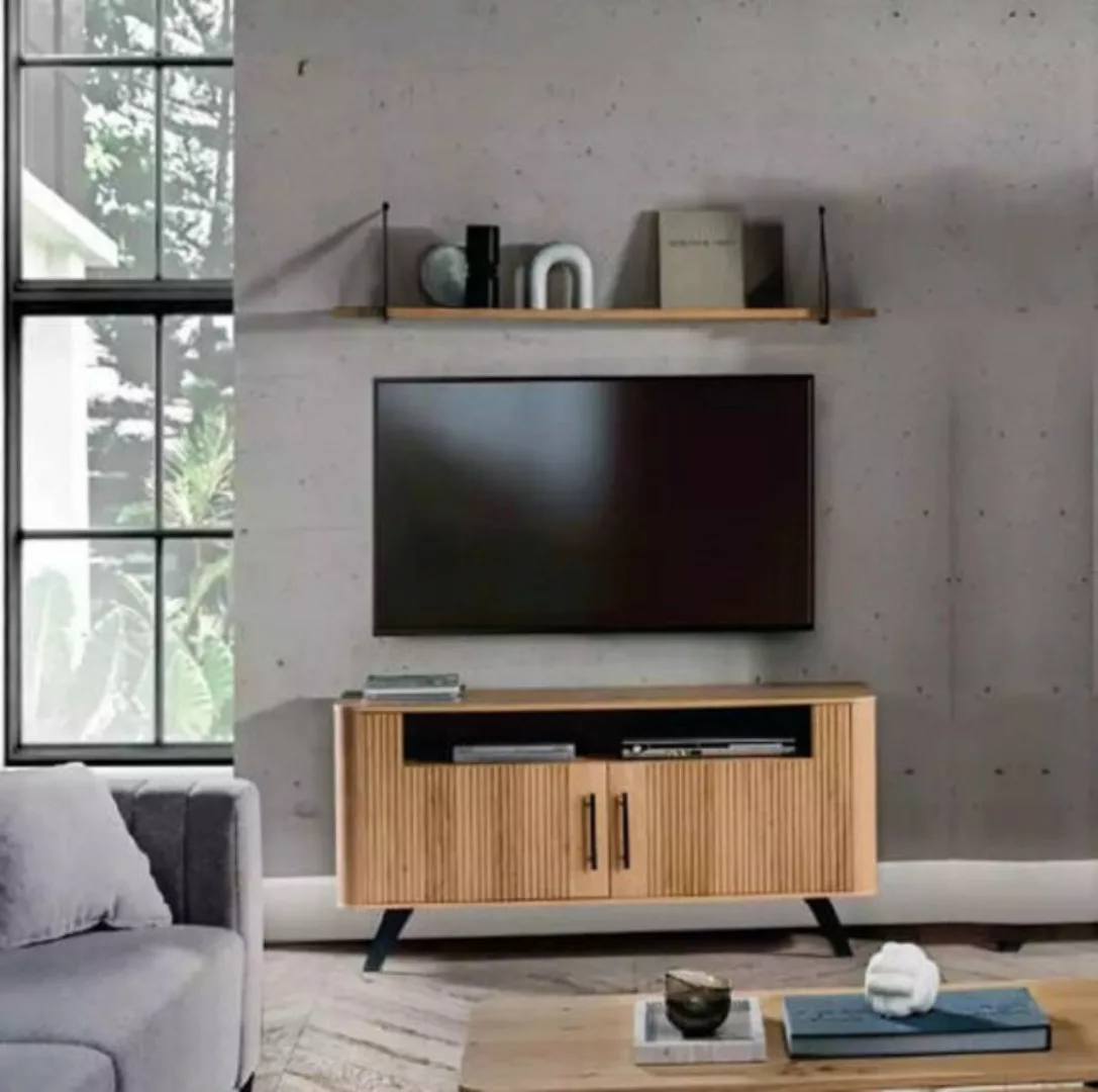 JVmoebel TV-Schrank Braun TV-Schrank Wohnzimmer Möbel rtv Sideboard Holz (1 günstig online kaufen
