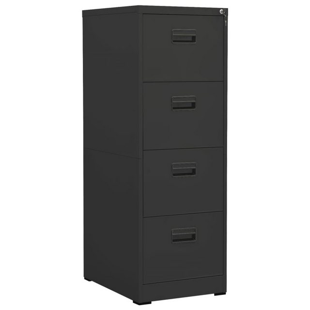 Aktenschrank Anthrazit 46x62x133 Cm Stahl günstig online kaufen