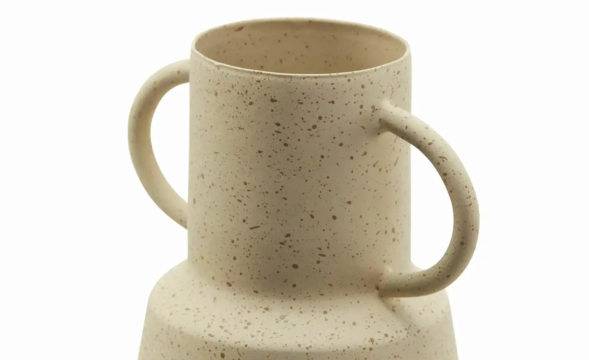 HOME STORY Vase ¦ beige ¦ Aluminium ¦ Maße (cm): H: 19,5  Ø: 11 Accessoires günstig online kaufen