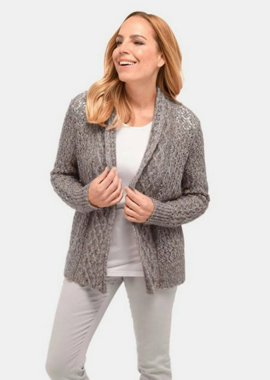 GOLDNER Strickjacke Trageangenehme offene Strickjacke günstig online kaufen