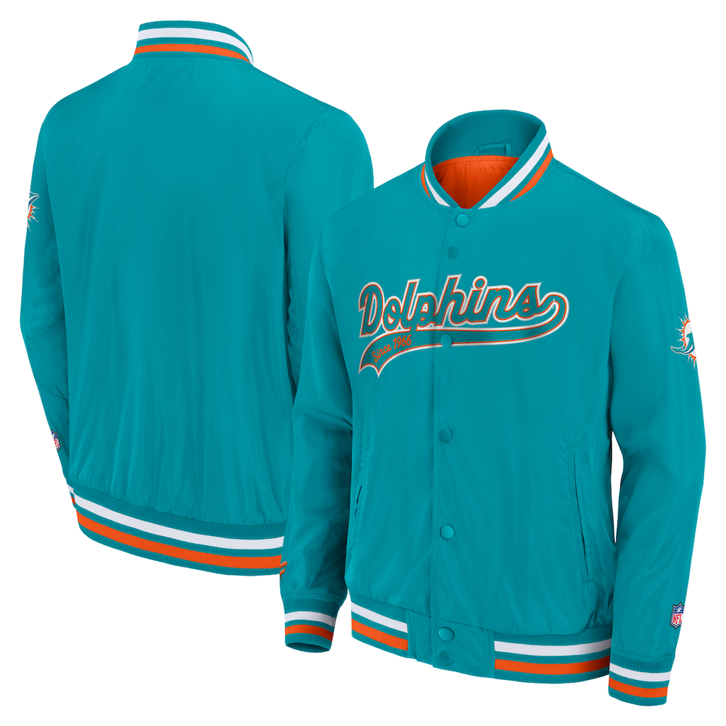 Fanatics Bomberjacke "Fanatics Jacke Miami Dolphins Sateen" günstig online kaufen