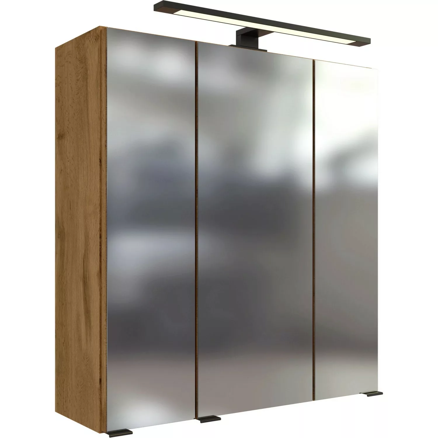 Held Spiegelschrank Florenz Eiche 60 cm mit Softclose Türen günstig online kaufen