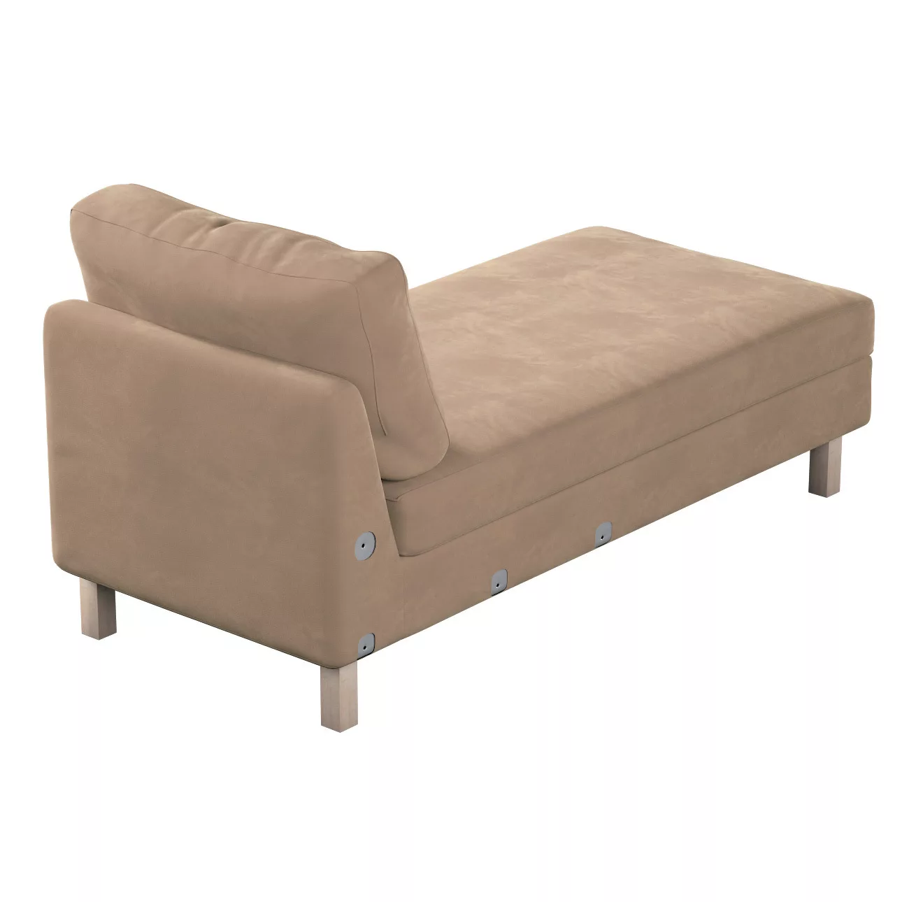 Bezug für Karlstad Recamiere Zustellsofa, kurz, beige, Bezug für Karlstad R günstig online kaufen