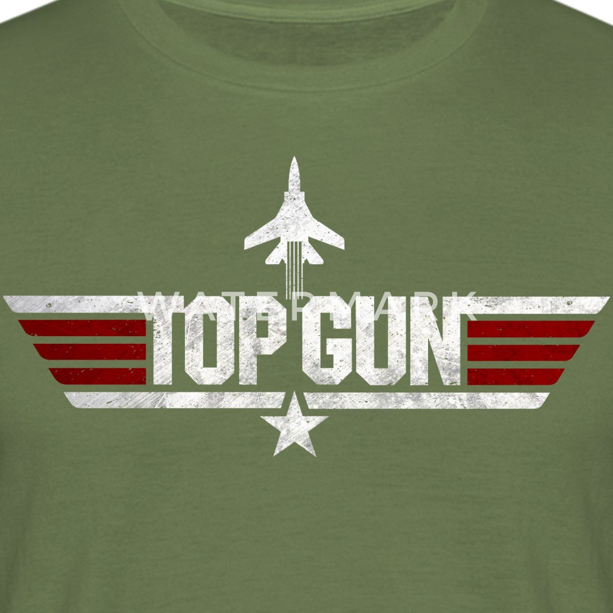 Spreadshirt T-Shirt Top Gun Jet Logo günstig online kaufen