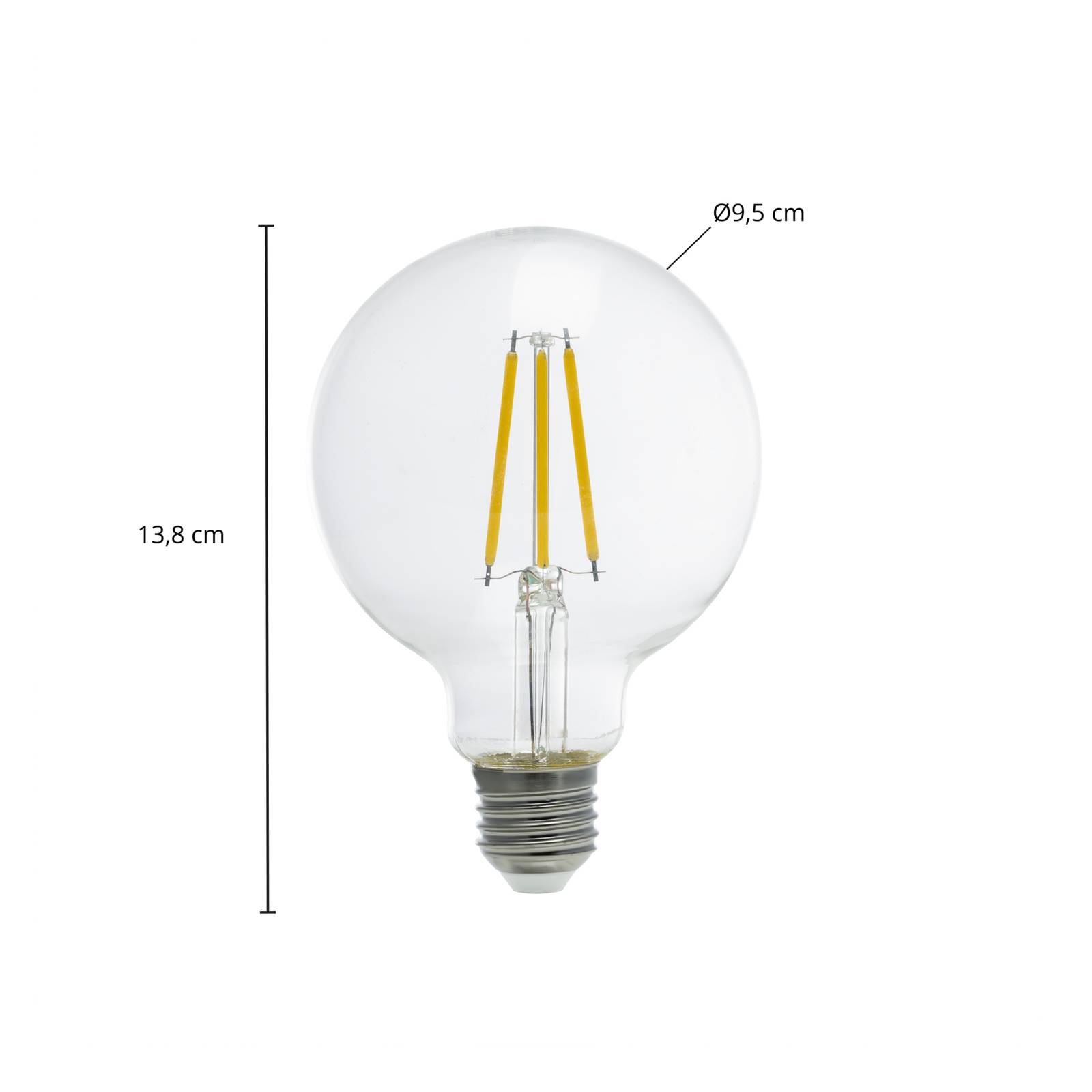 Arcchio LED-Globelampe G95 E27 3,8W 3000K 806lm günstig online kaufen