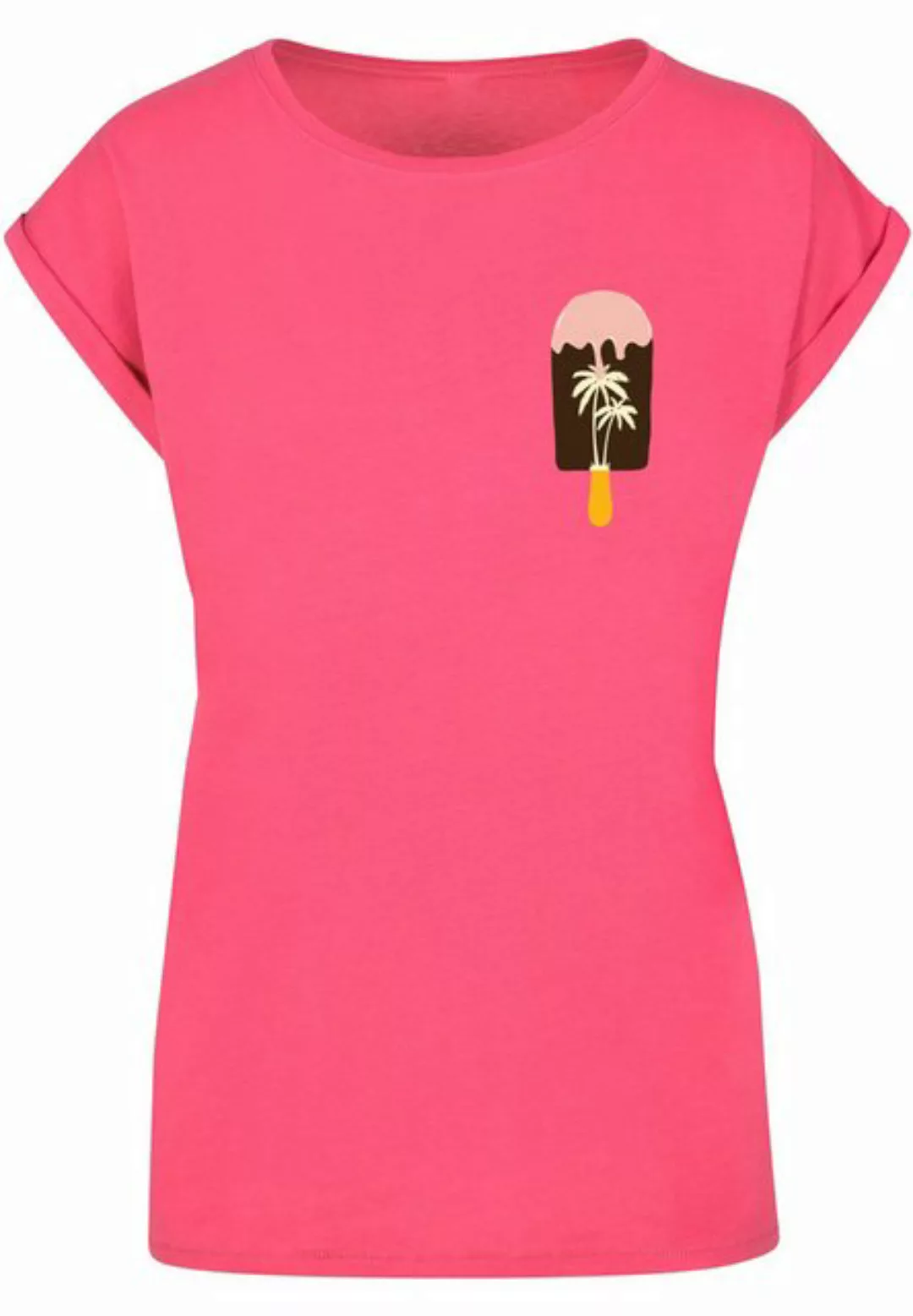 Merchcode T-Shirt Merchcode Damen Ladies Summer - Icecream T-Shirt (1-tlg) günstig online kaufen