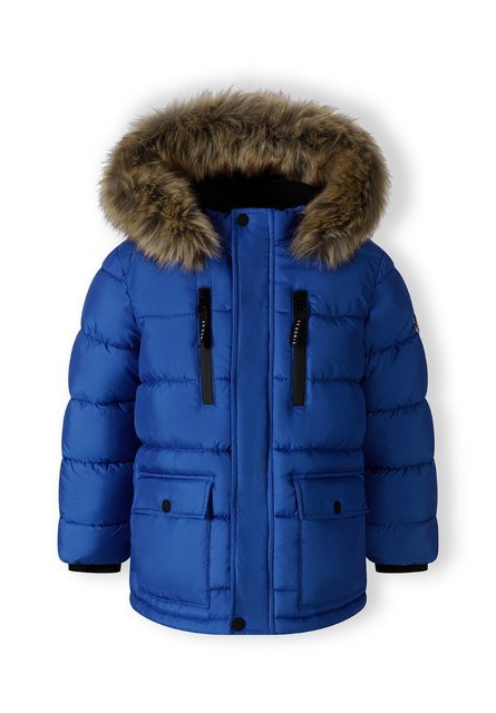 MINOTI Winterjacke Gefütterte Jacke mit abnehmbarem Kunstfell (2y-14y) günstig online kaufen