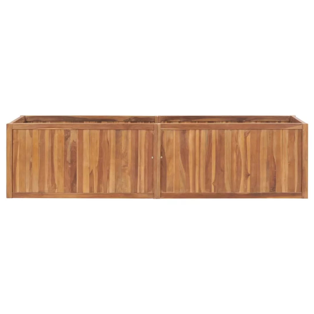 Garten-hochbeet 200 X 50 X 50 Cm Massivholz Teak günstig online kaufen