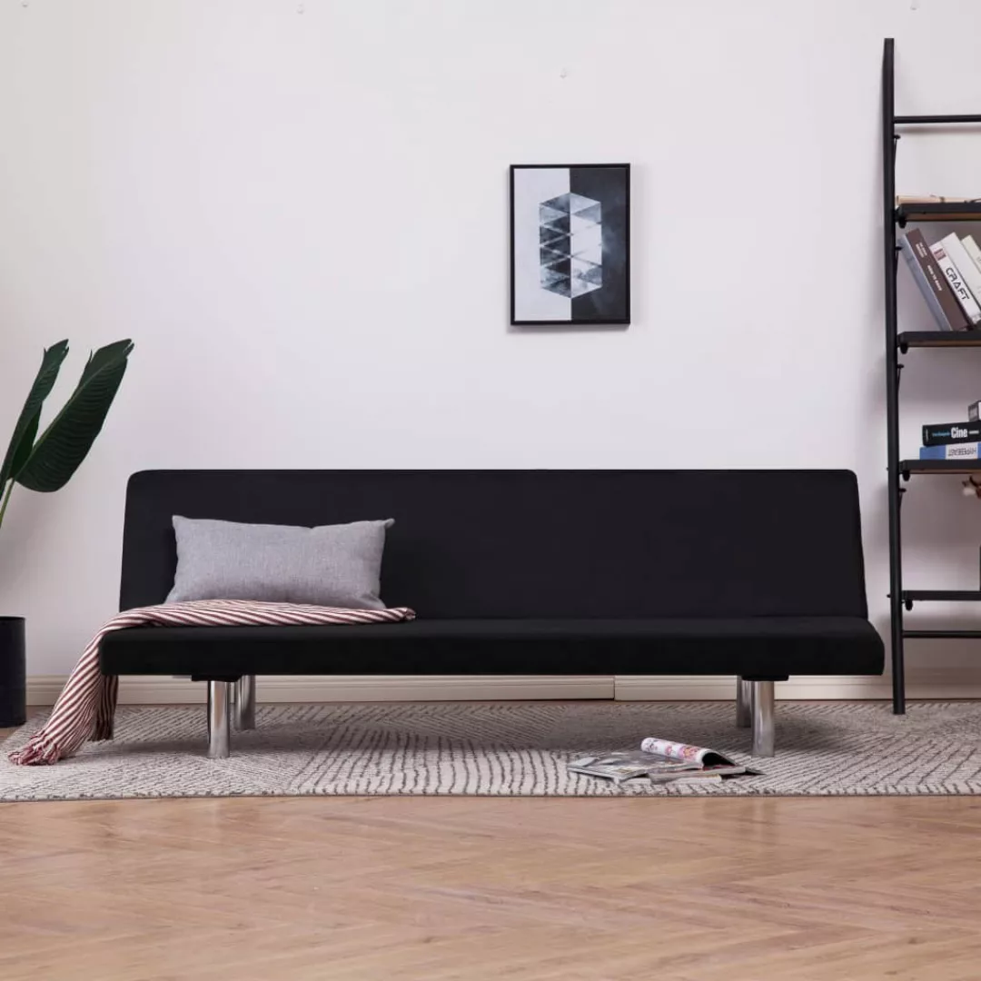 Schlafsofa Schwarz Polyester günstig online kaufen