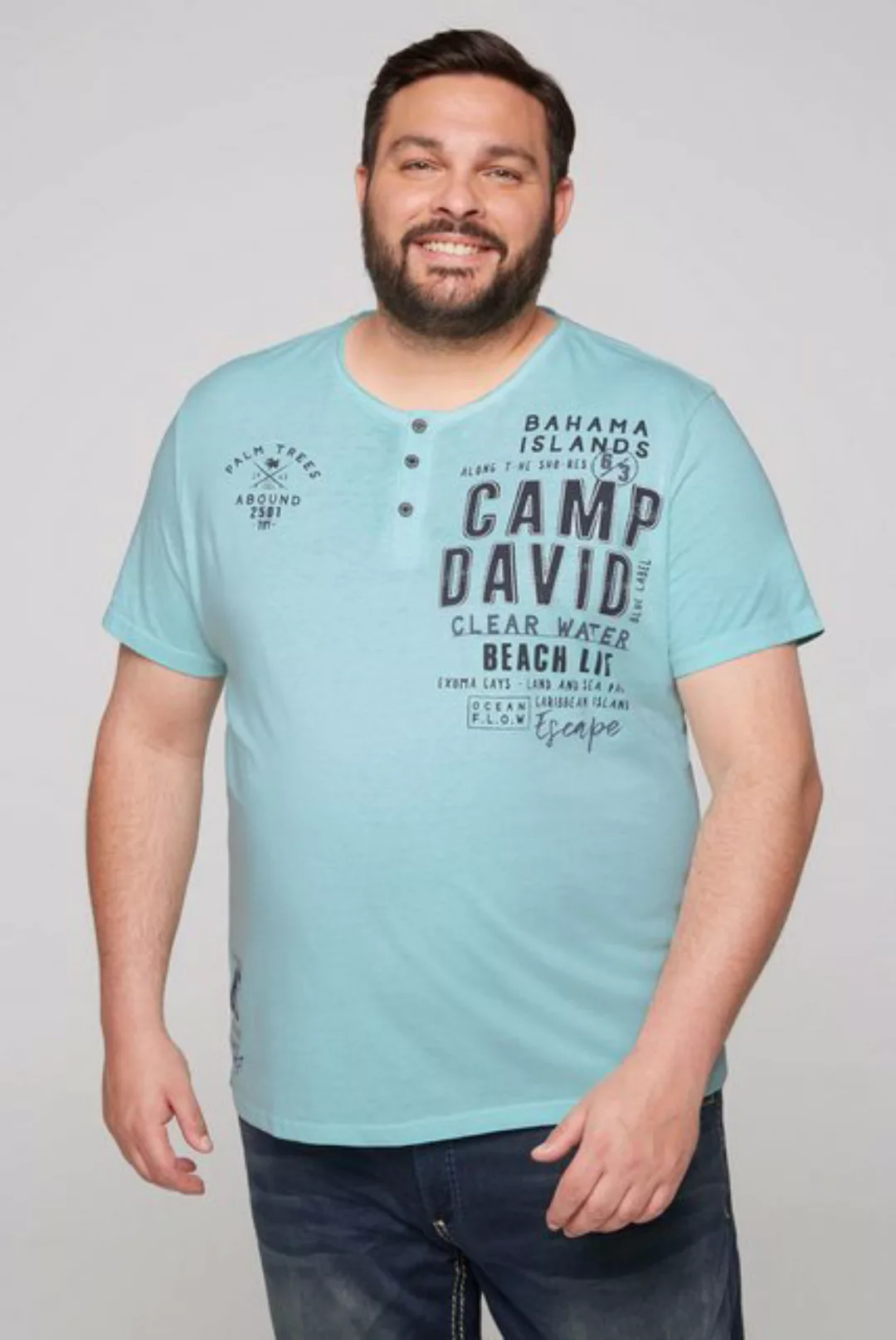 CAMP DAVID Henleyshirt günstig online kaufen