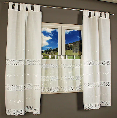 HOSSNER - ART OF HOME DECO Gardine »Drachensee«, (1 St.), m. Spitze günstig online kaufen