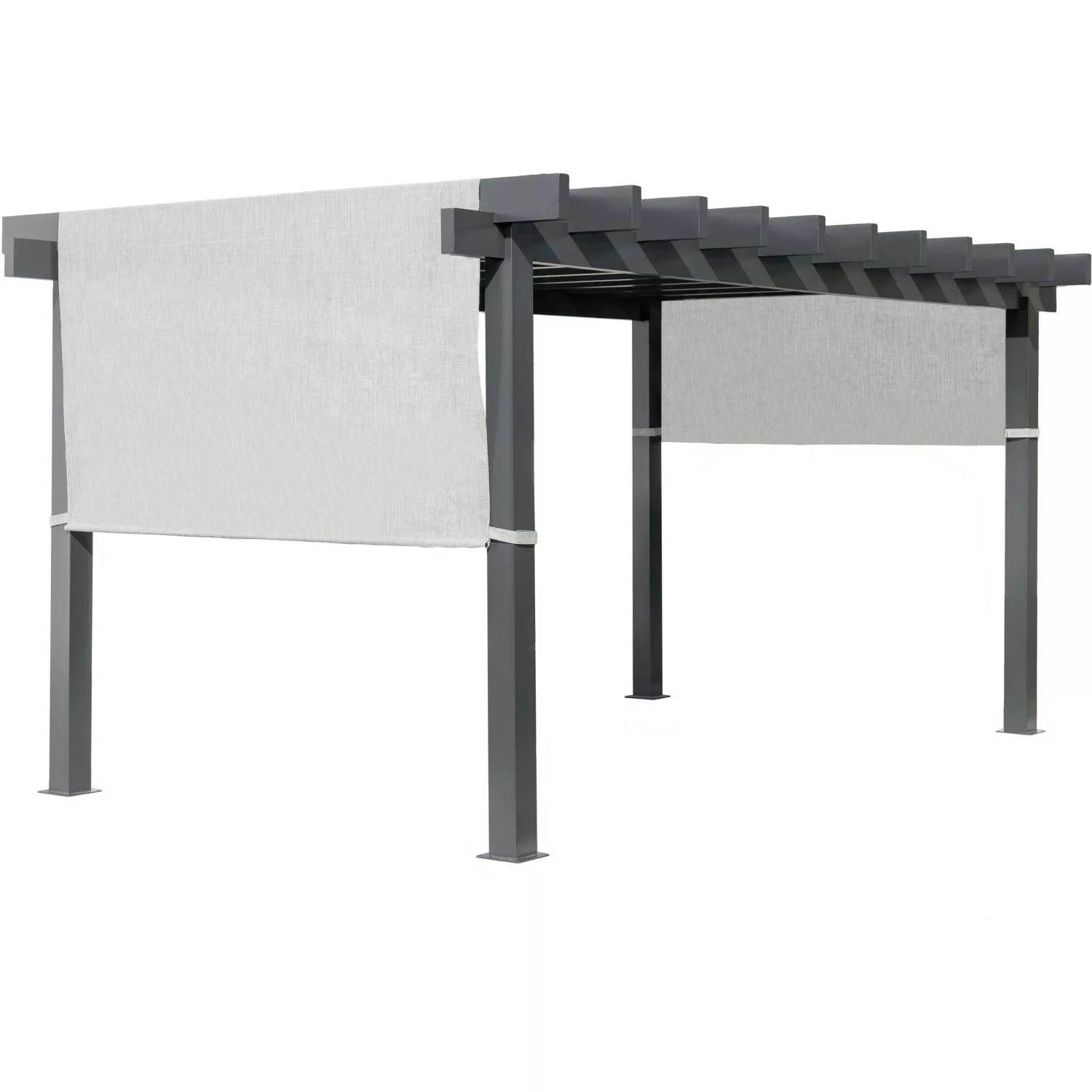 Sojag Aluminium Pergola Yamba 295 cm x 495 cm Anthrazit günstig online kaufen