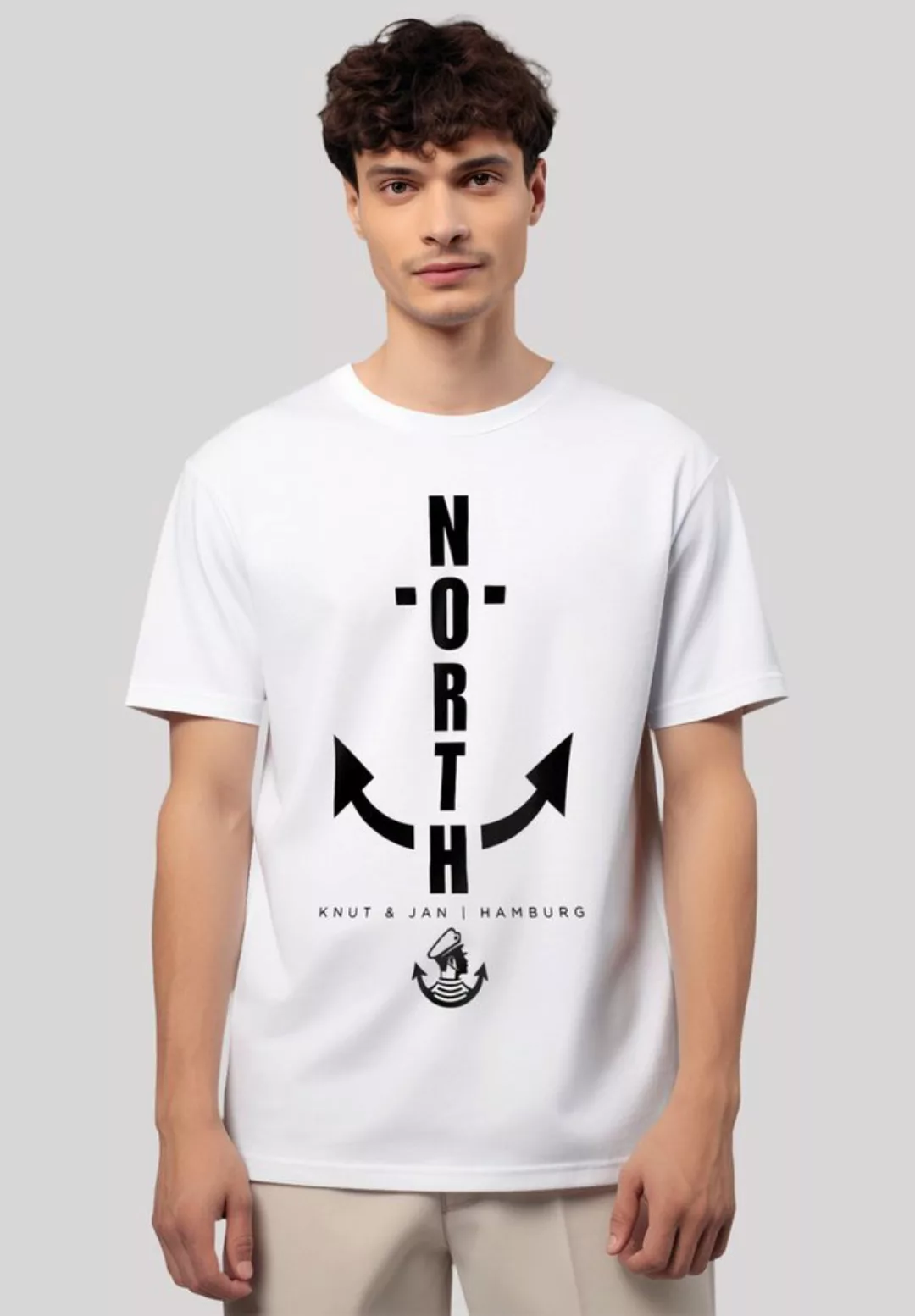 F4NT4STIC T-Shirt "North Anker Knut & Jan Hamburg", Premium Qualität günstig online kaufen