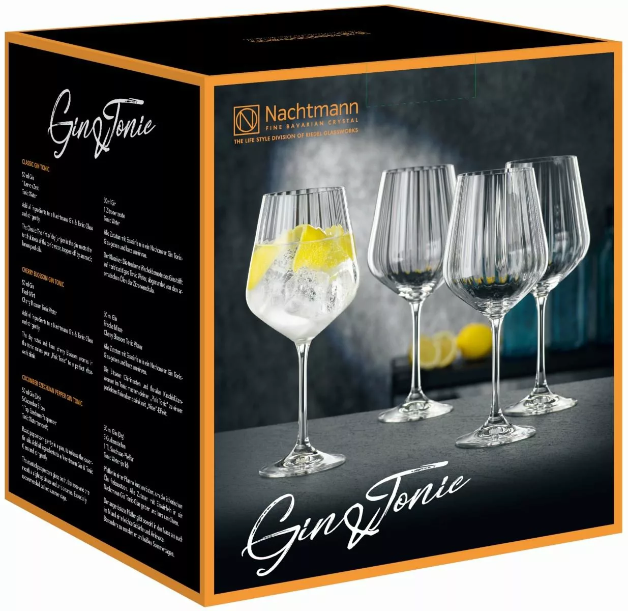 Nachtmann Gin & Tonic Gläserset 4-teilig Cocktailgläser transparent günstig online kaufen