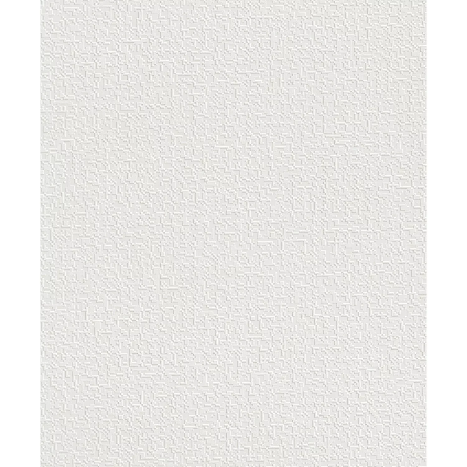 Rasch Vliestapete Wallton 124002 Graphik Weiß 10,05 mx0,53 m günstig online kaufen