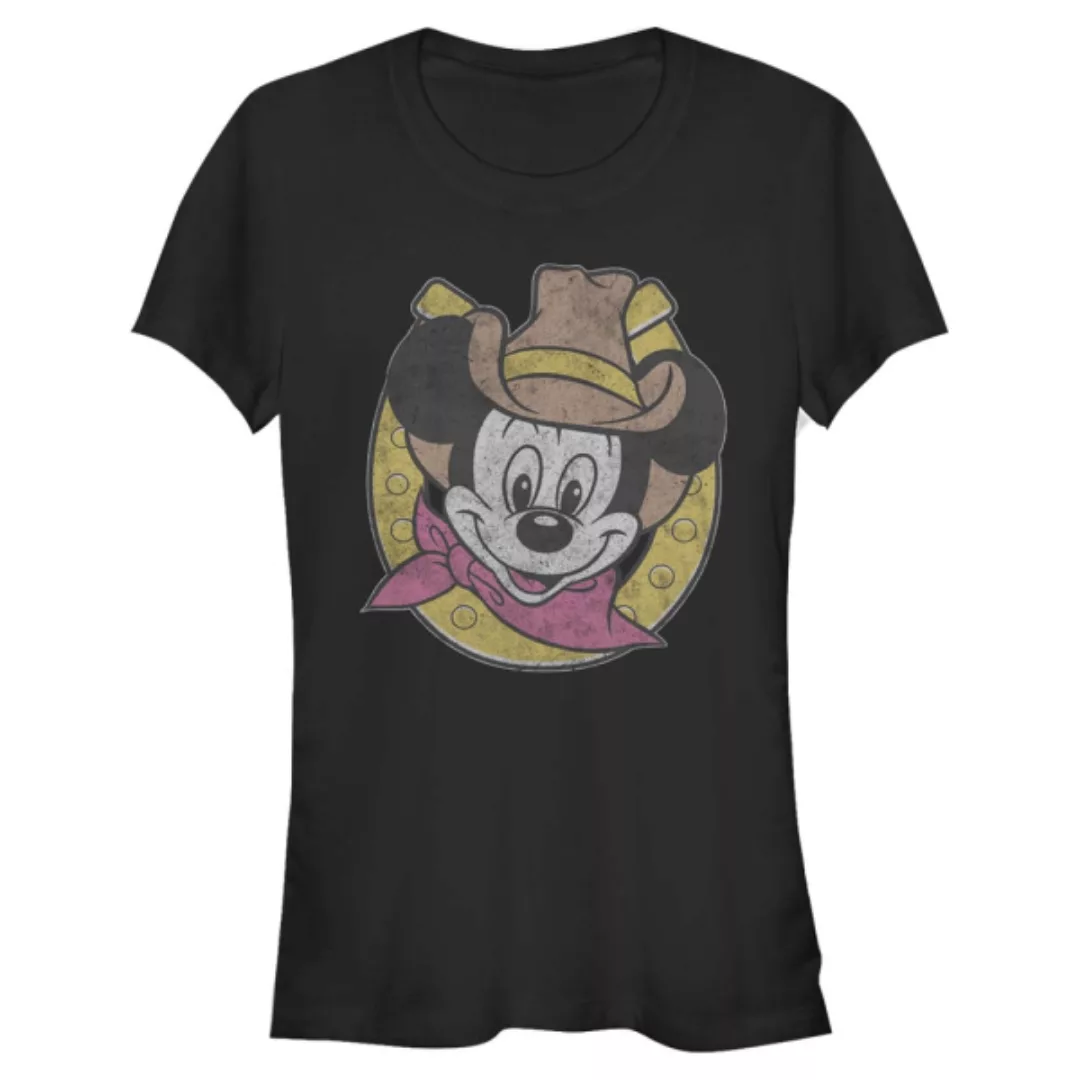 Disney Classics - Micky Maus - Micky Maus Cowboy - Frauen T-Shirt günstig online kaufen