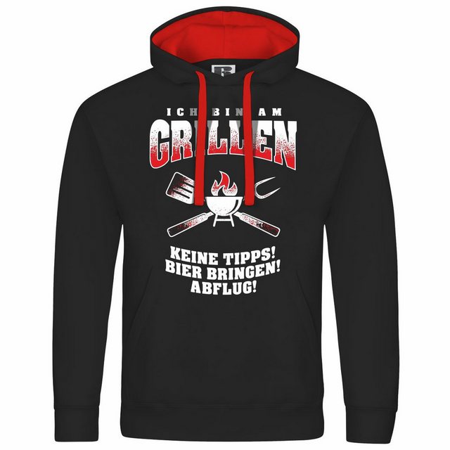 deinshirt Kapuzenpullover Herren Kapuzenpullover Ich bin am grillen Mit Pri günstig online kaufen