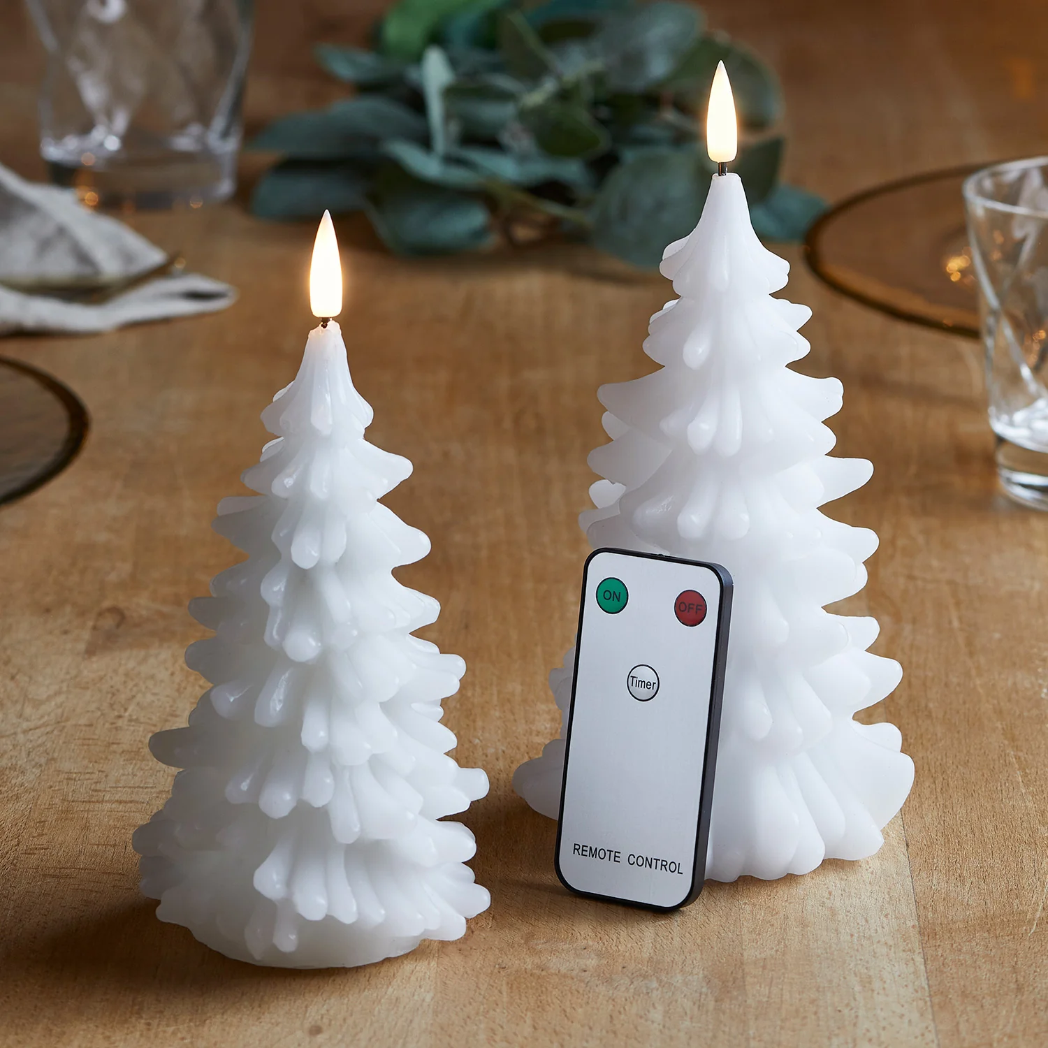 TruGlow® LED Kerzen Echtwachs Duo Weihnachtsbäume günstig online kaufen