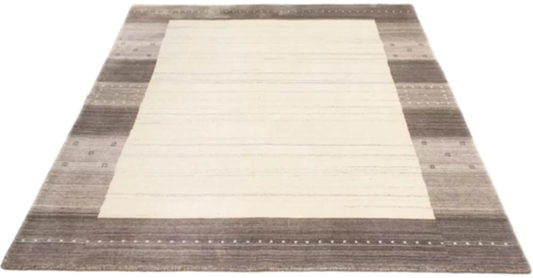 morgenland Wollteppich »Vintage Teppich handgeknüpft hellbraun«, rechteckig günstig online kaufen