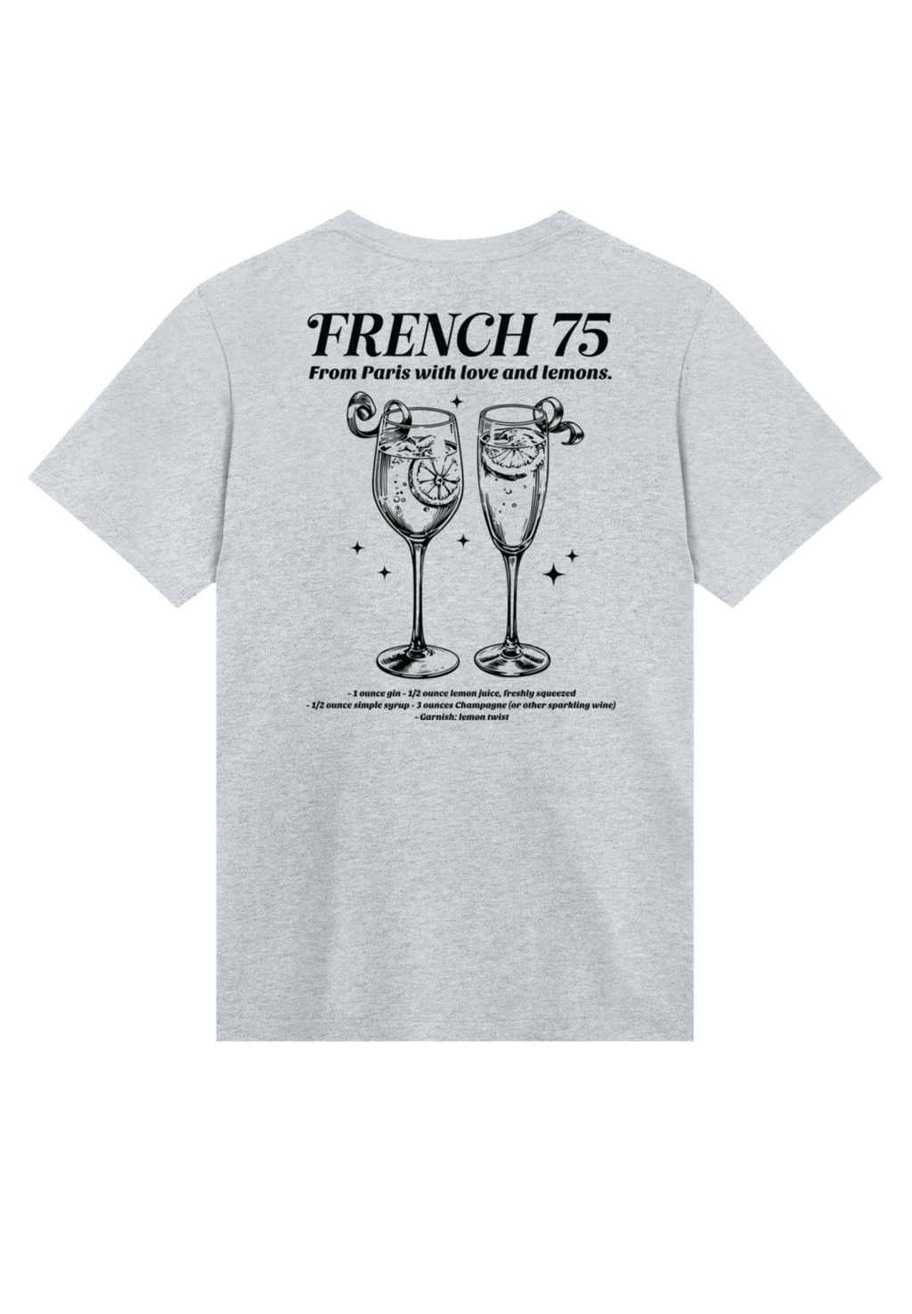 F4NT4STIC T-Shirt "French 75 From Paris With Love", Premium Qualität günstig online kaufen