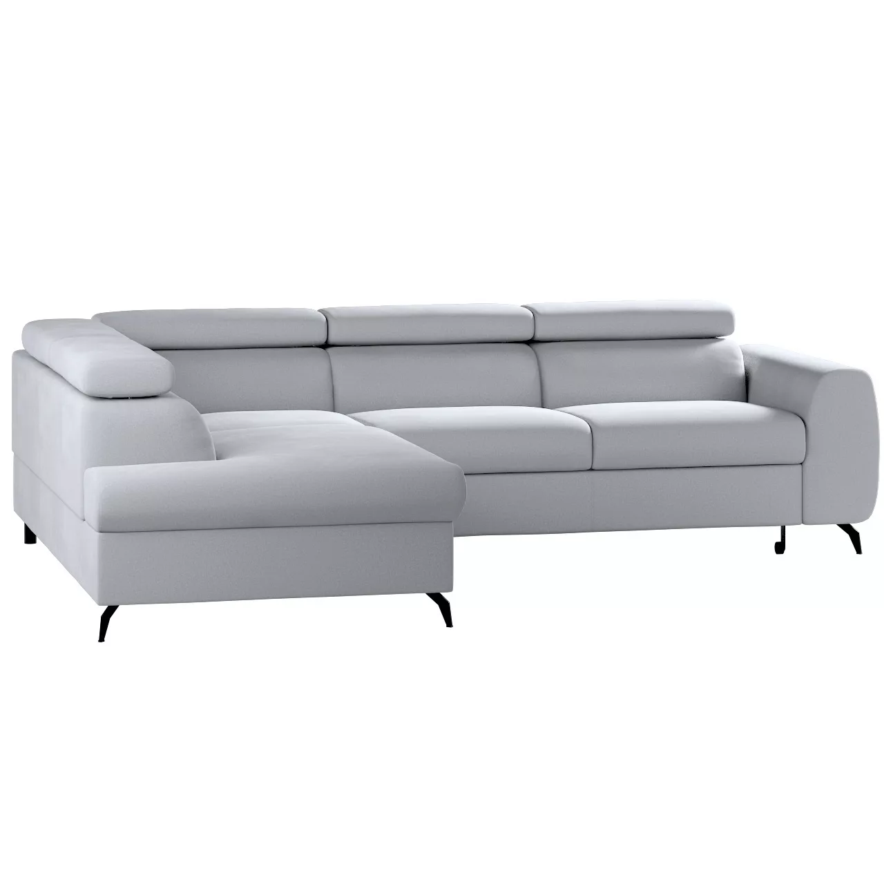 Ecksofa Leo, grau, 268x201x93, Polsterstoffe (CL81) günstig online kaufen