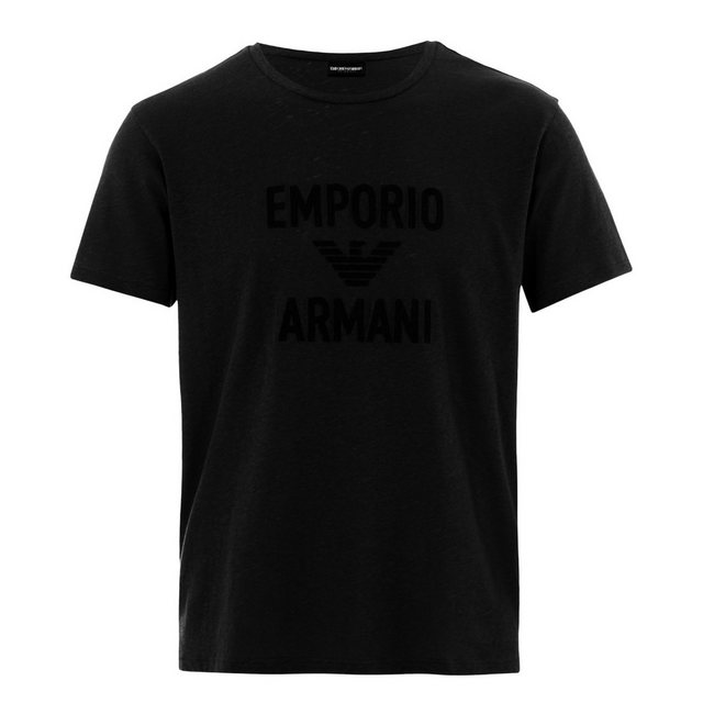Emporio Armani T-Shirt Crew Neck T-Shirt mit großem Markenschriftzug günstig online kaufen