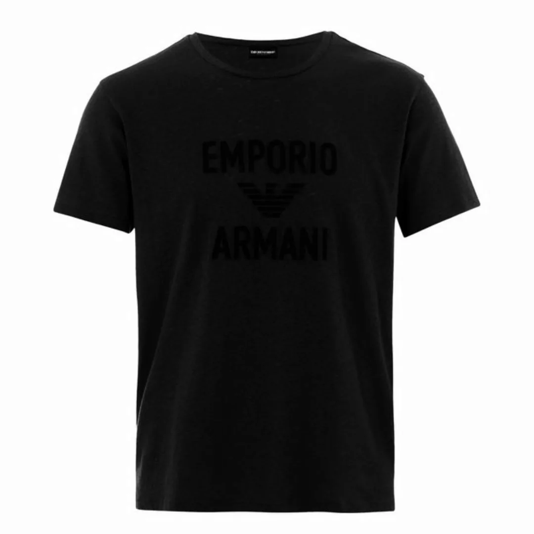 Emporio Armani T-Shirt Crew Neck T-Shirt mit großem Markenschriftzug günstig online kaufen