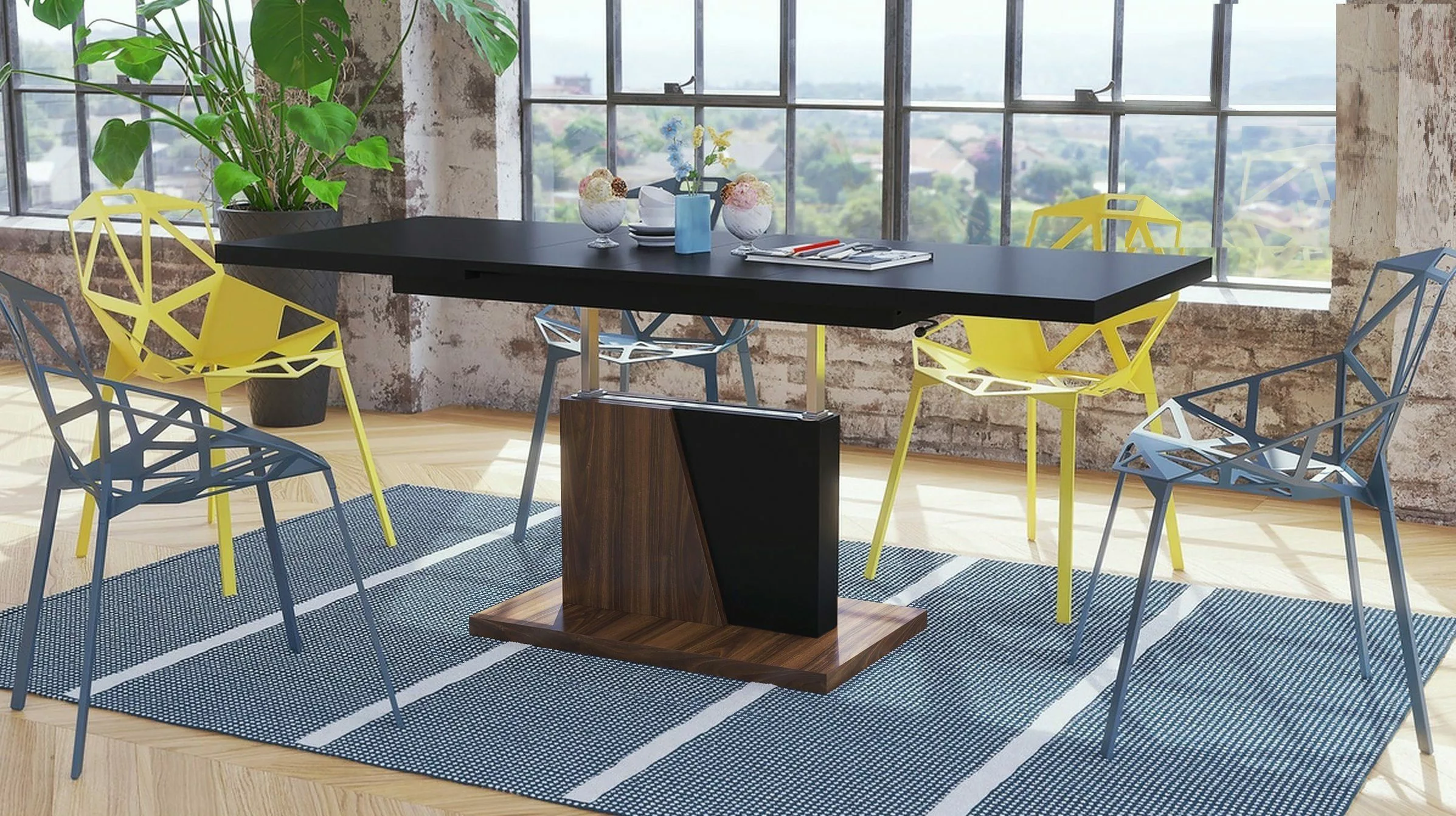 Mazzoni Couchtisch Grand Noir Schwarz matt günstig online kaufen